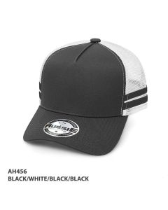 A-Frame Striped Trucker Cap