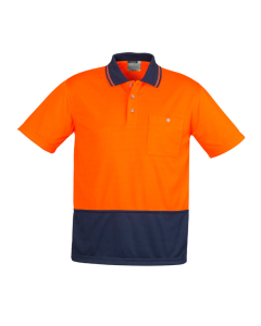 Unisex Hi Vis Basic Short Sleeve Polo